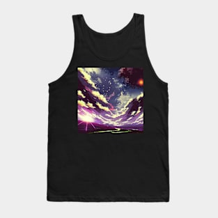 Anime Style Landscape Tank Top